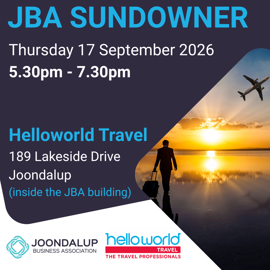 JBA September Sundowner at Helloworld Travel Joondalup
