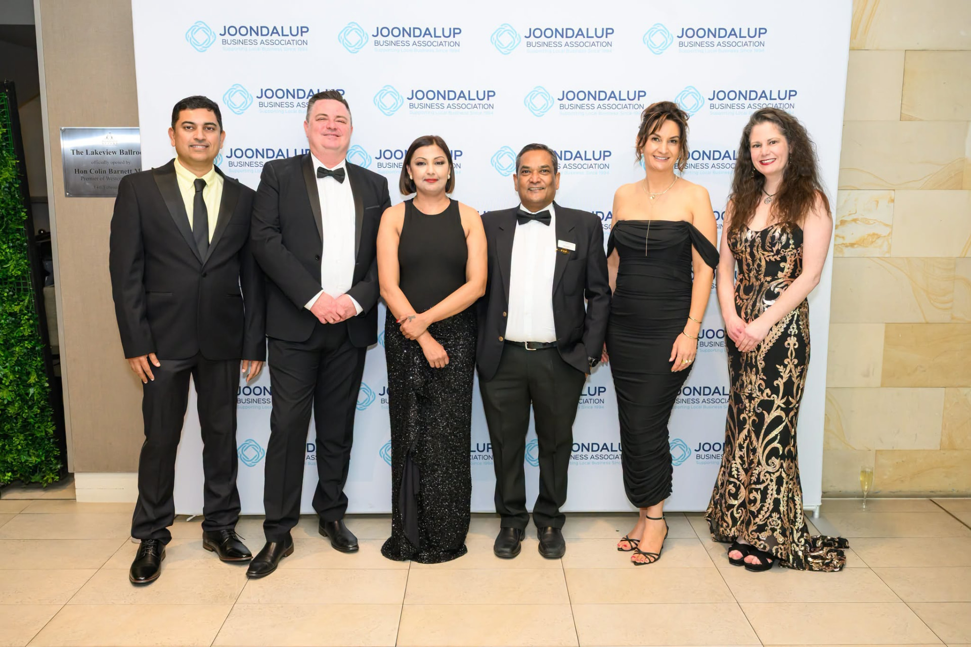 JBA board and guests at the annual gala awards night