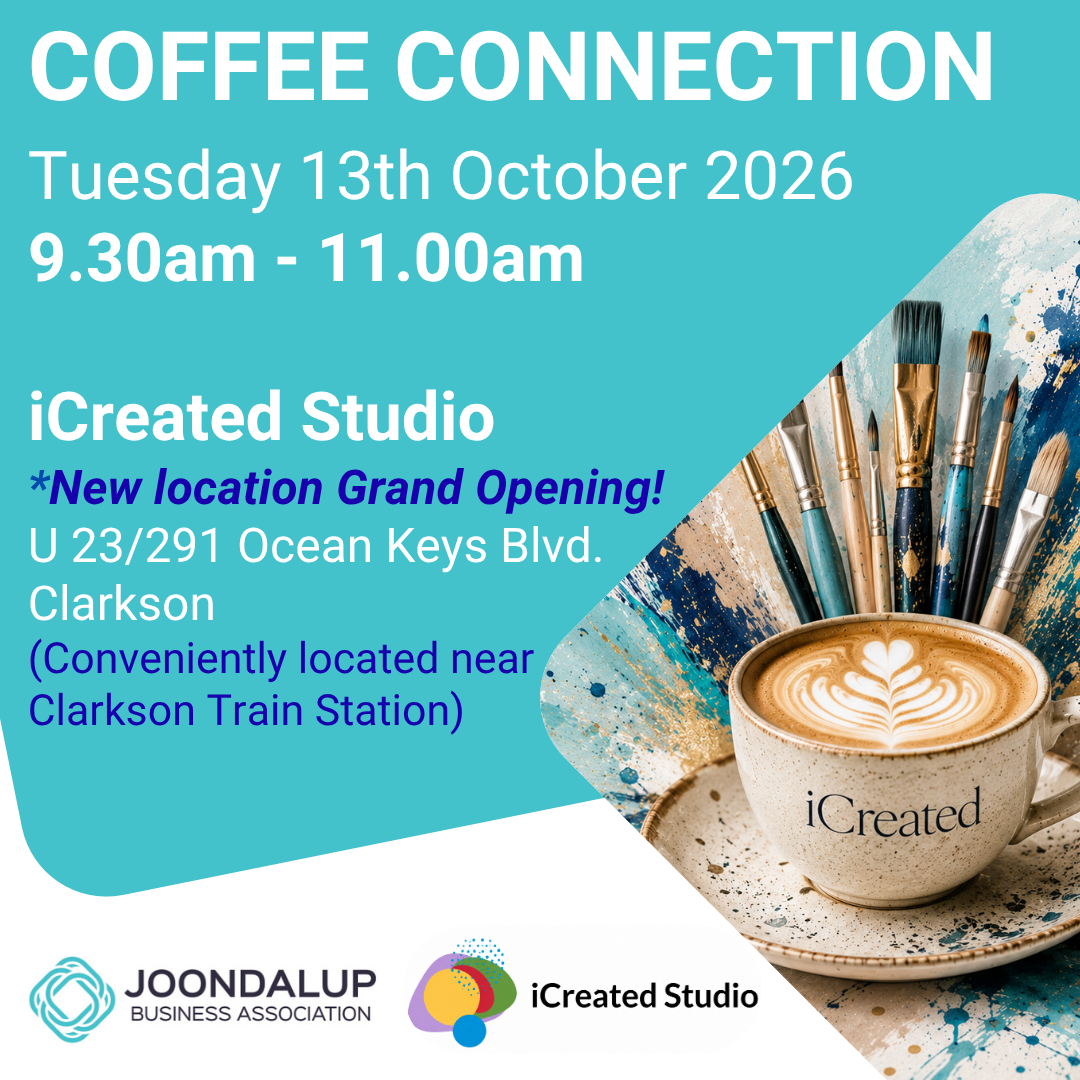 JBA October Coffee Connection at iCreated Studio