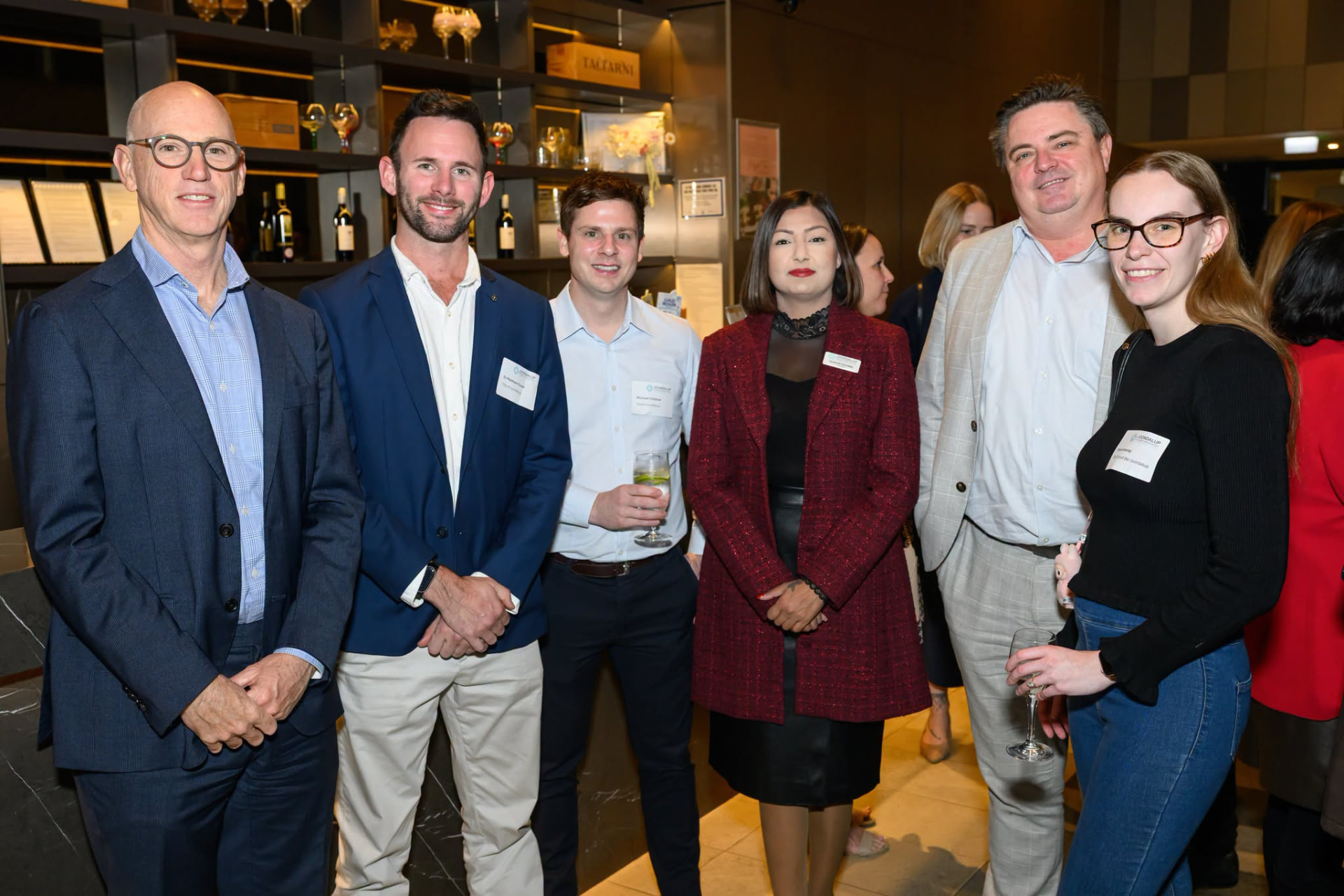 Business owners connecting at a JBA member event